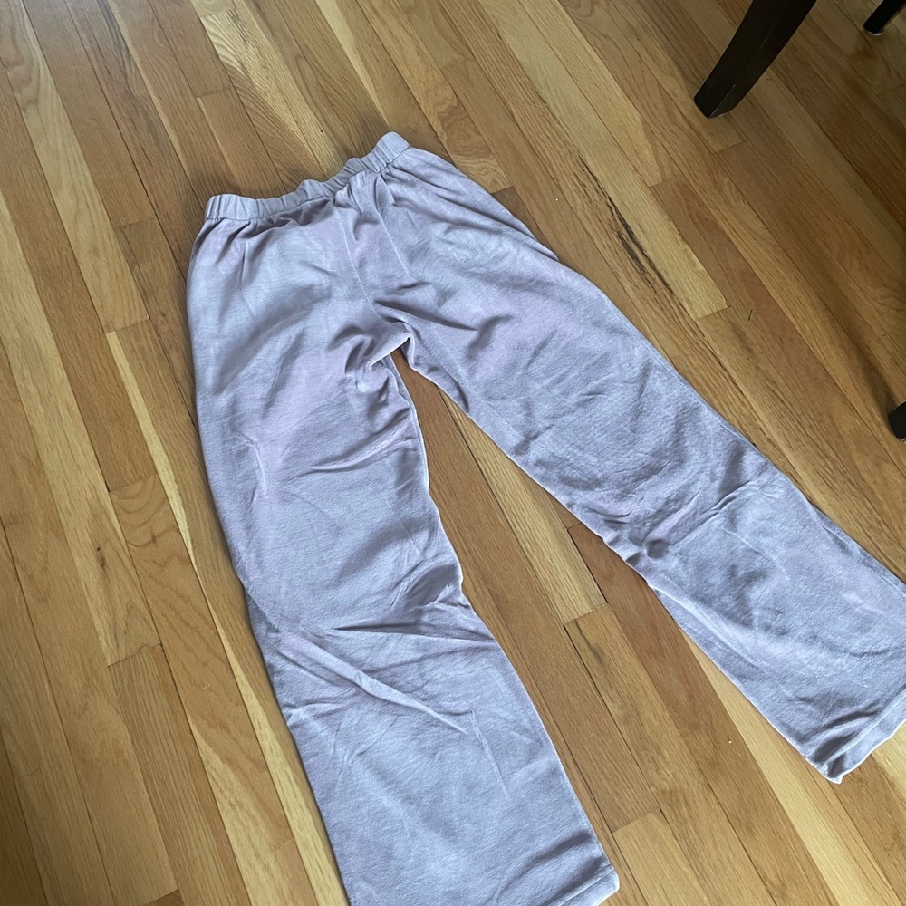 Women’s Light mauve velvet sweatpants